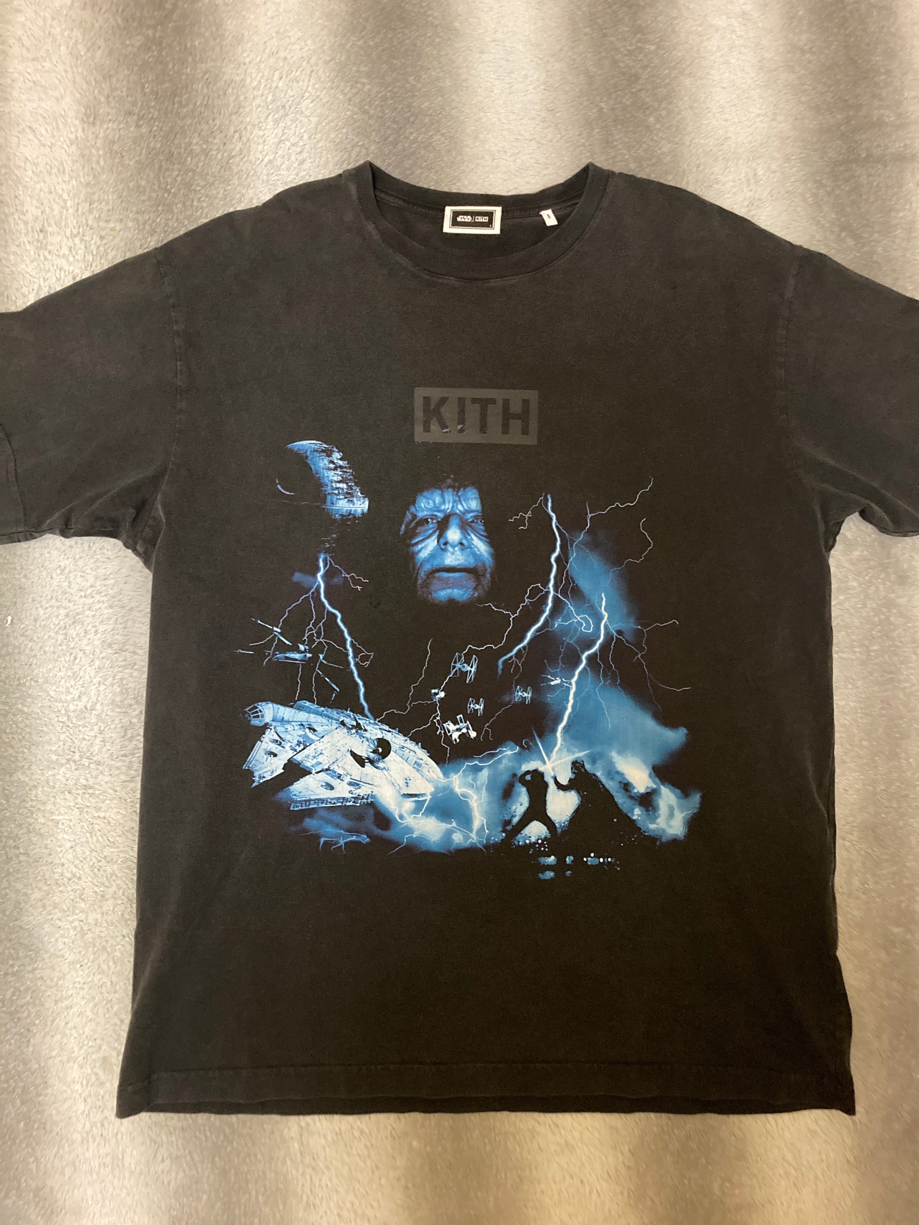 Kith x STAR WARS Emperor Vintage Tee "Black"