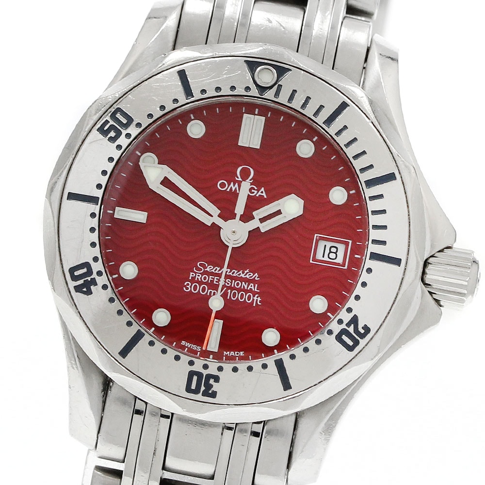 オメガ シーマスター300 丸井限定 2582.61 レディース 【中古】