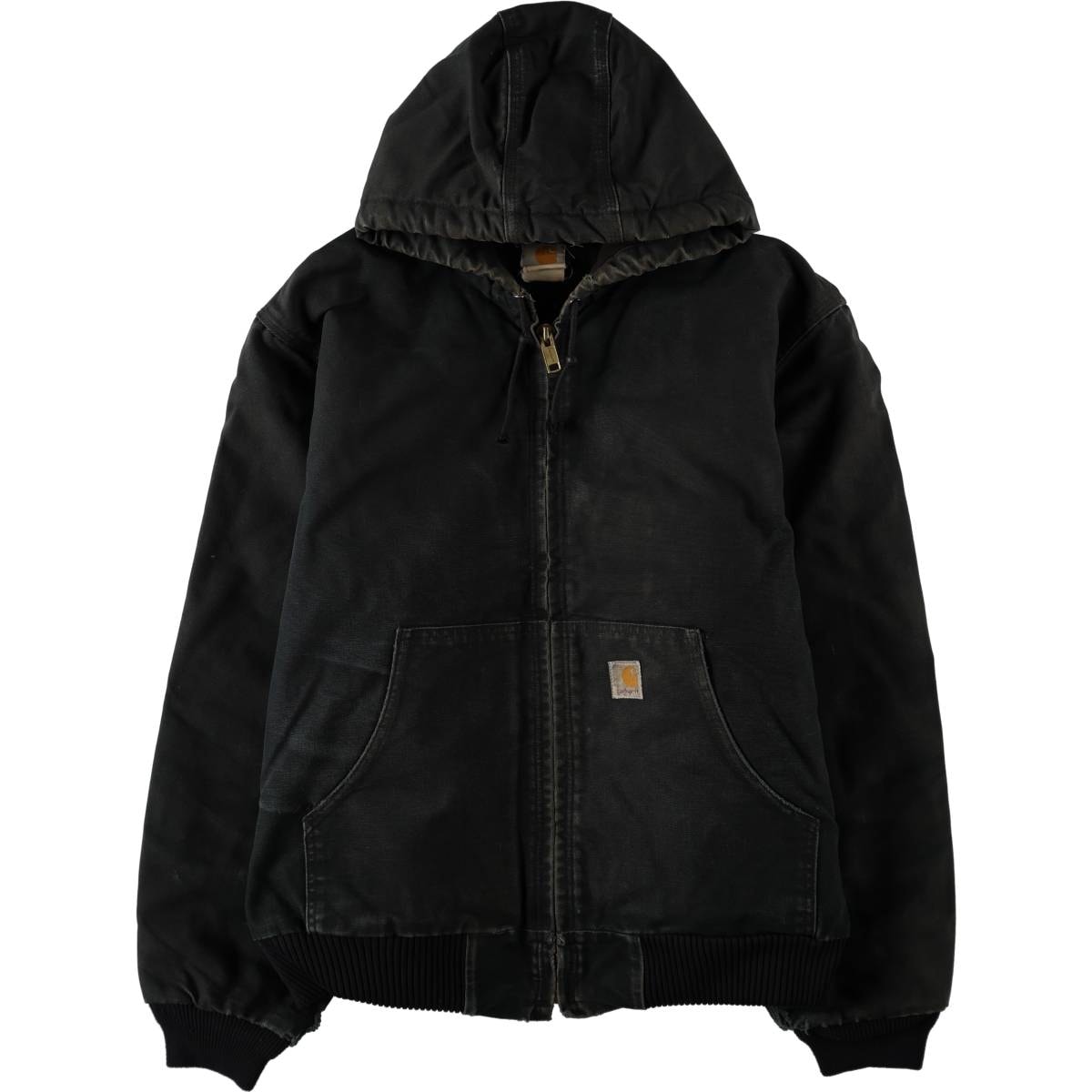 古着 カーハート Carhartt アクティブジャケット 中綿入り ダックフルジップパーカー メンズXXL相当/eaa673764