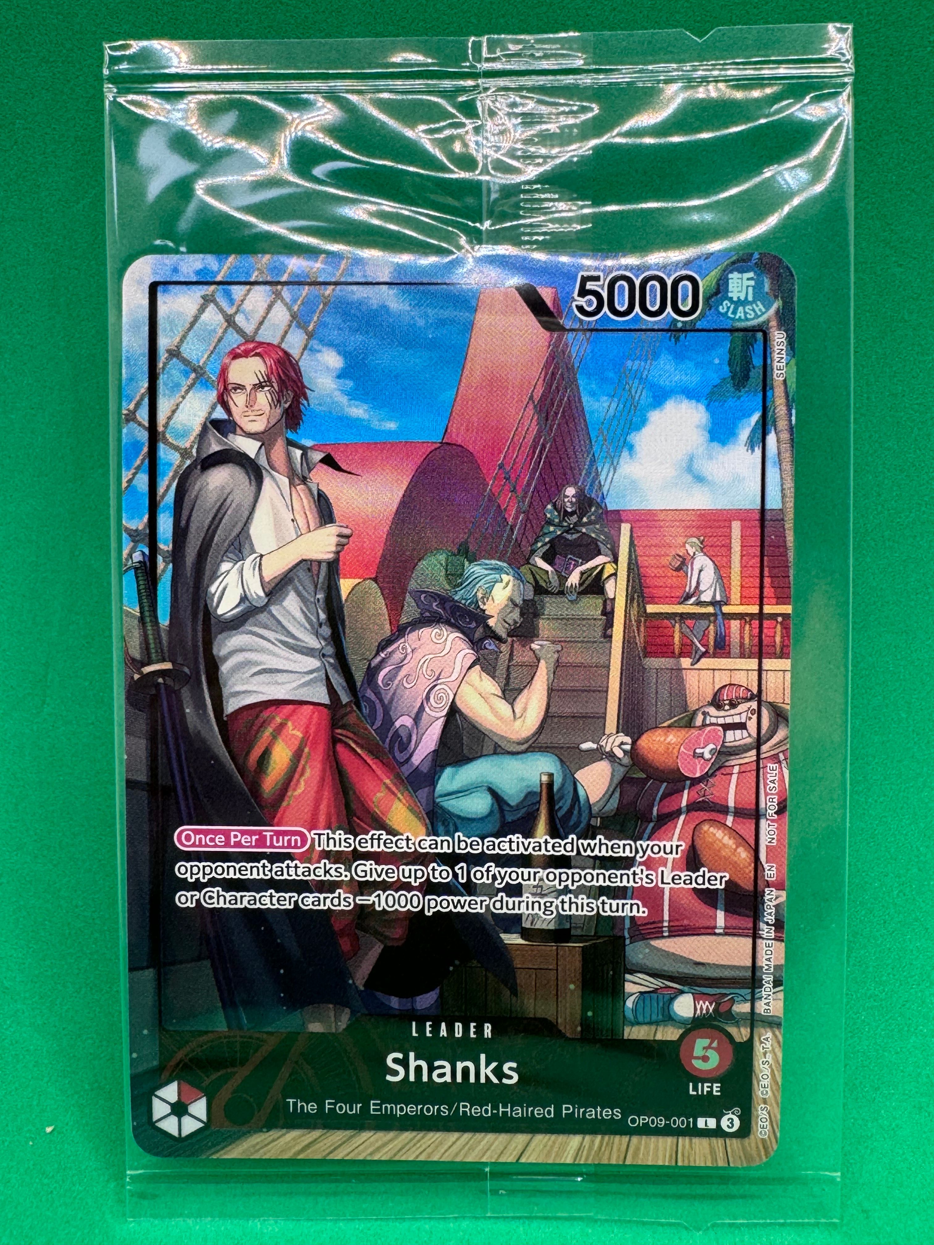 A]Shanks L [OP09-001] [EN](Promotional Card 