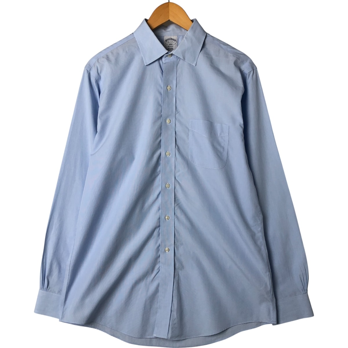 古着 ブルックスブラザーズ Brooks Brothers Est.1818 REGENT 長袖 コットンシャツ メンズL相当/eaa551887