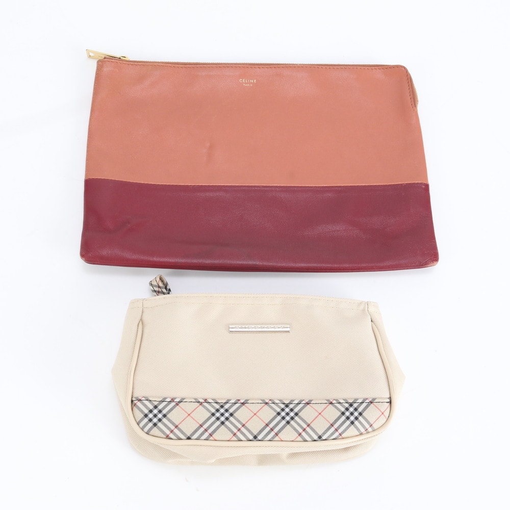 セリーヌ ■まとめ 2点 セット■バーバリー ノバチェックポーチ