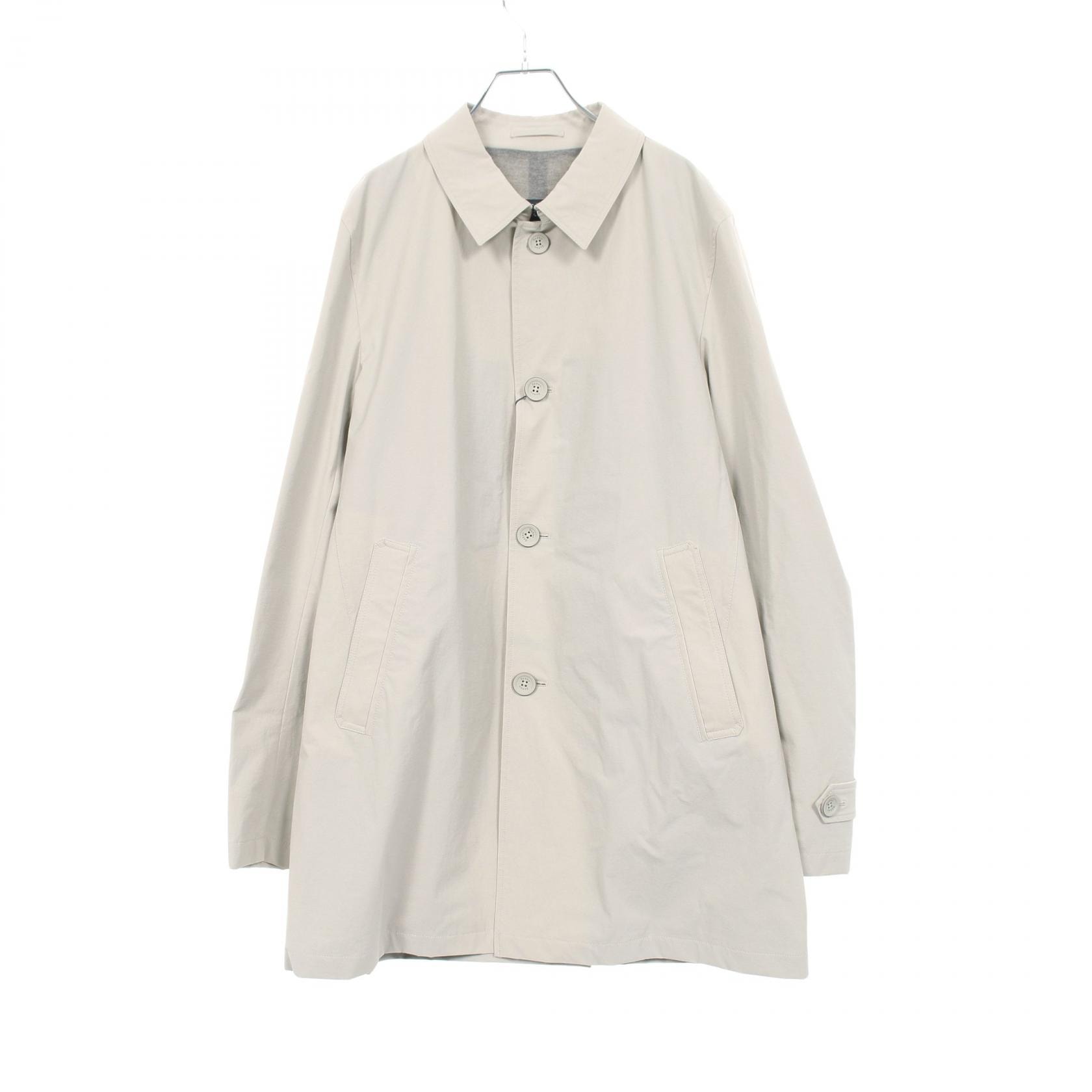 ヘルノ Herno ステンカラーコート 衣料品 アウター ナイロン メンズ グレー系 IM0219U 【中古】