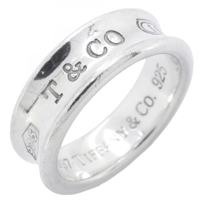 【6jdb0117-k】ティファニー リング ナロー シルバー925 16号【中古】メンズ レディース ユニセックス