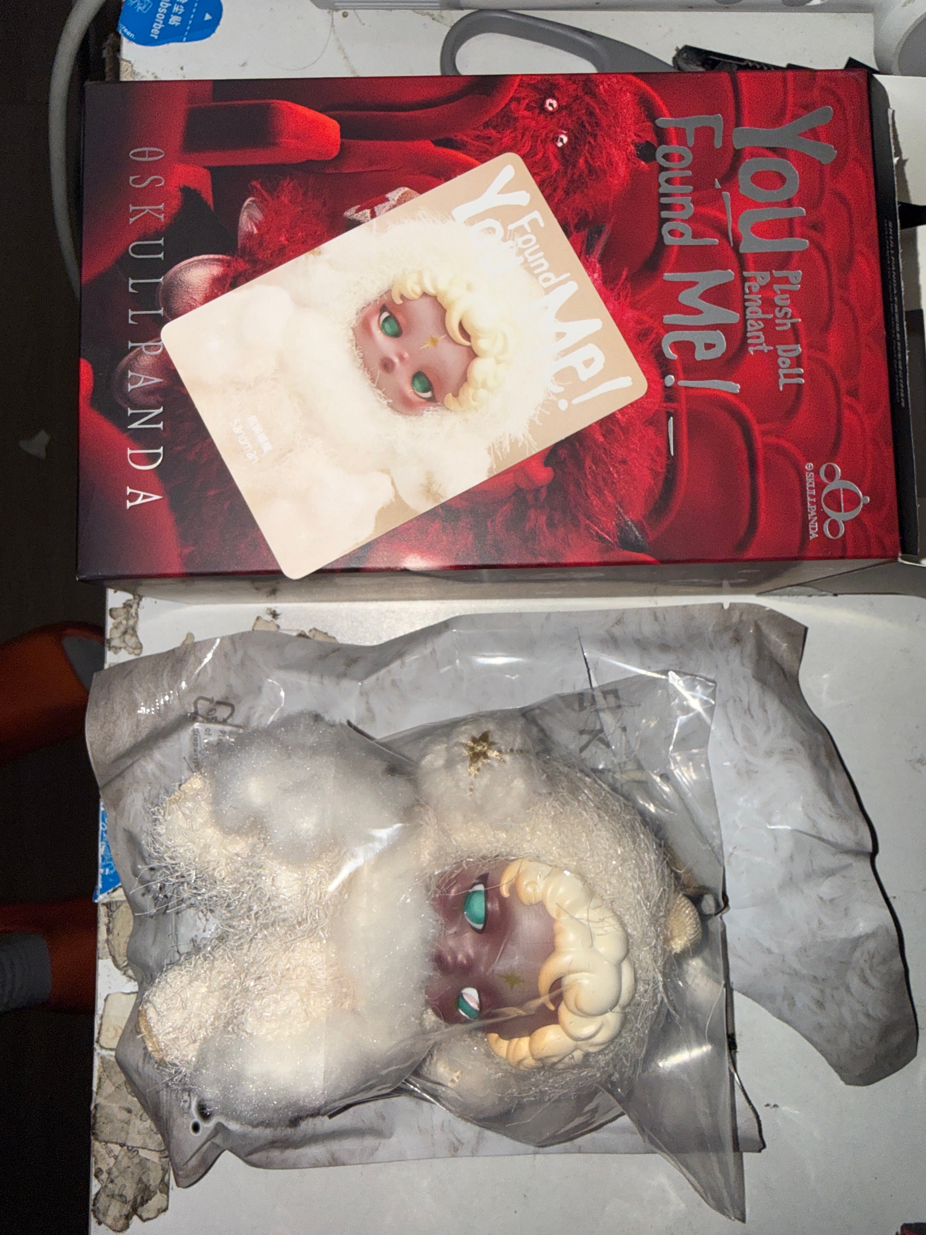 POP MART SKULLPANDA You Found Me! Series Plush Doll Pendant Sandman