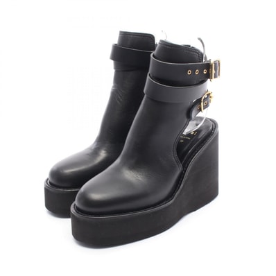 サカイ Sacai サボサンダル ブーツ 靴 レザー レディース ブラック系 【中古】