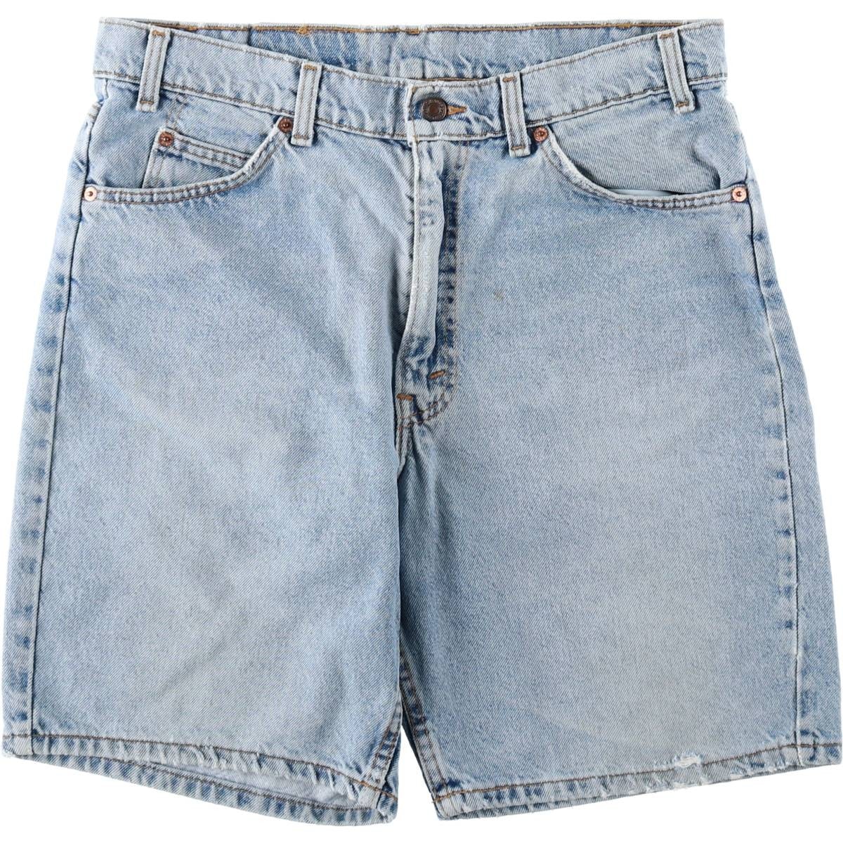 古着 90年代 リーバイス Levi's 550 RELAXED FIT オレンジタブ デニムショーツ ショートパンツ USA製 メンズw34相当 ヴィンテージ/eaa647993