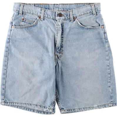古着 90年代 リーバイス Levi's 550 RELAXED FIT オレンジタブ デニムショーツ ショートパンツ USA製 メンズw34相当 ヴィンテージ/eaa647993