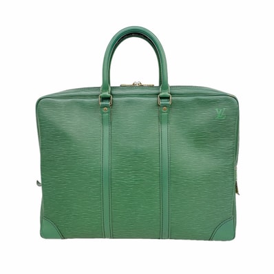 【6ib1348】ルイヴィトン ビジネスバッグ エピ ポルトドキュマンヴォワヤージュ M54474 ボルネオグリーン【中古】メンズ