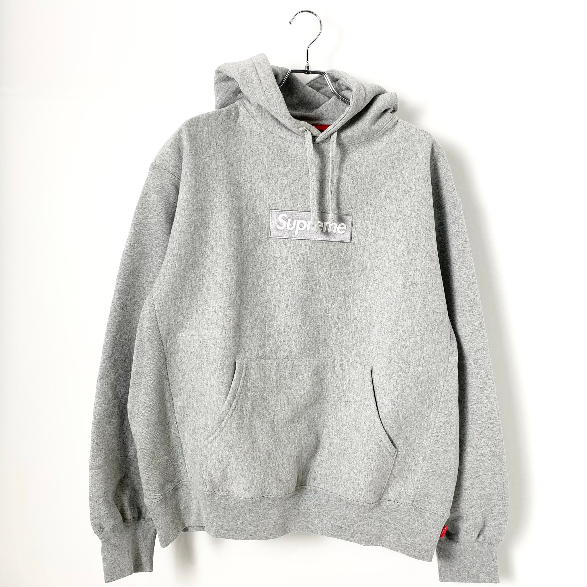 Supreme Box Logo Hooded Sweatshirt "Heather Grey" (24FW)