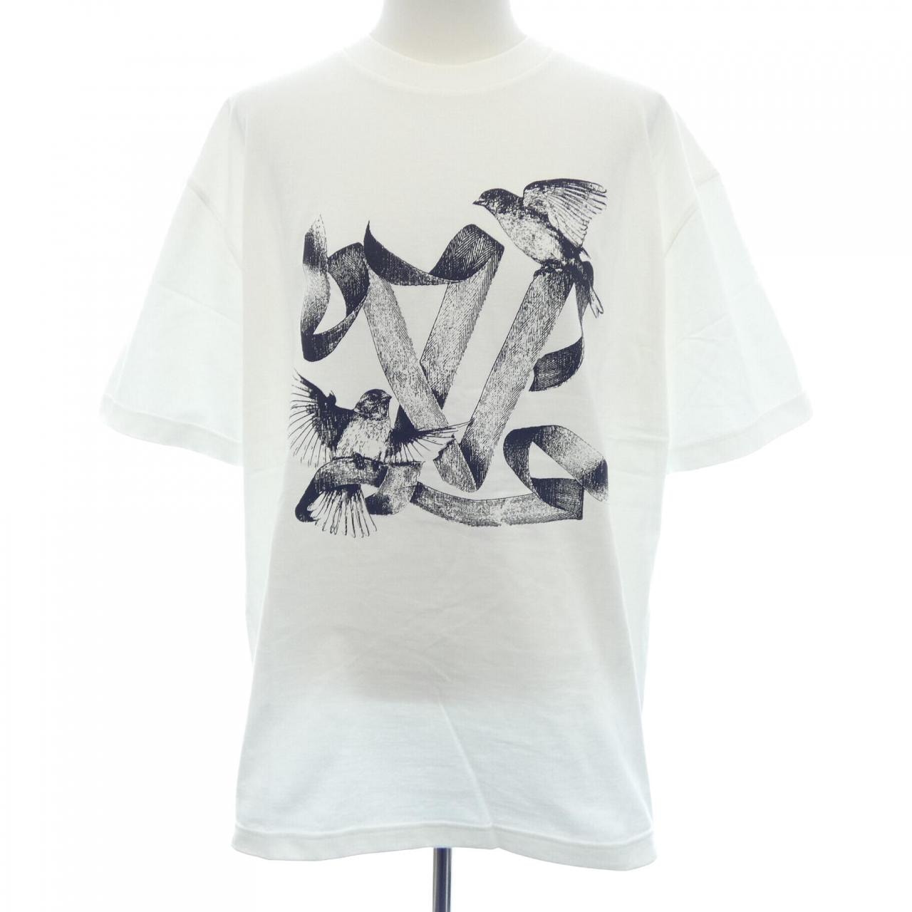 ルイヴィトン LOUIS VUITTON プリンテッドコットンTシャツ HPY83WNPG Tシャツ