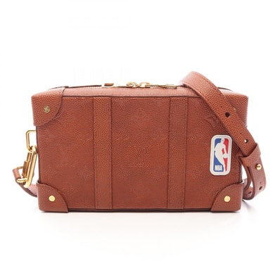 ルイ・ヴィトン LOUIS VUITTON NBA ソフトトランク ショルダーバッグ バッグ レザー モノグラム・トリヨンレザー メンズ ブラウン系 M80549 【中古】