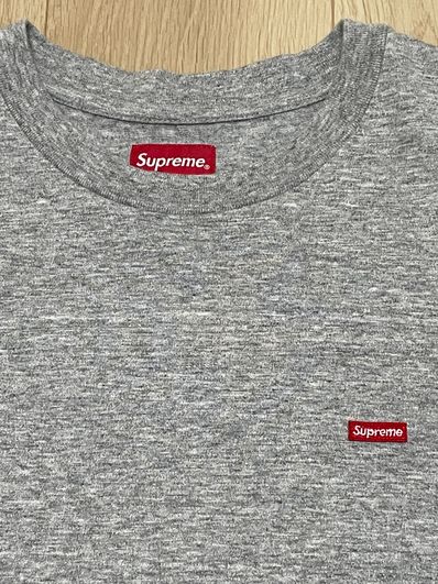 Supreme Small Box Tee "Heather Grey"(Made in Vietnam)(22SS)