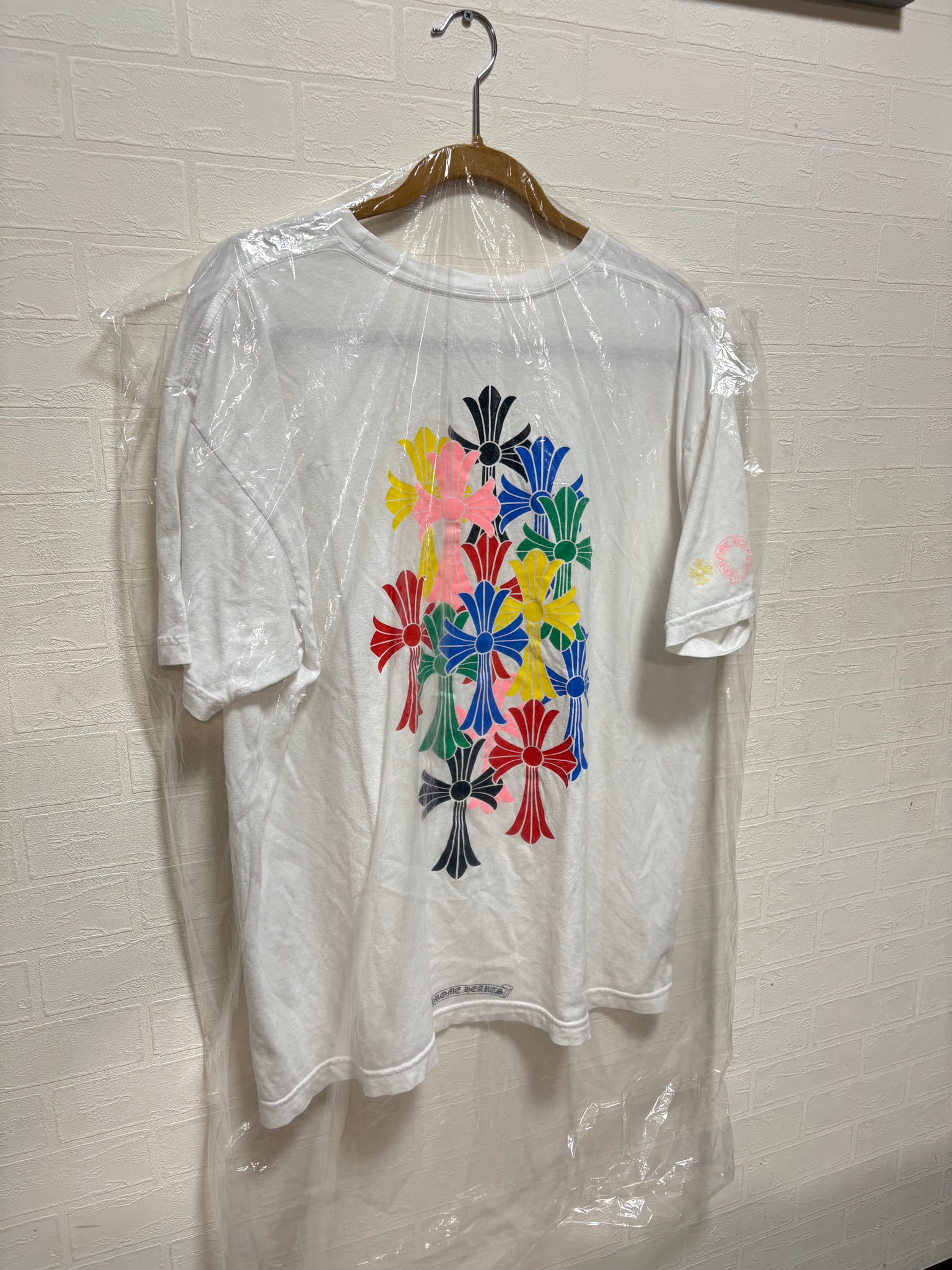 Chrome Hearts Multi Color Cemetery Cross T-Shirt "White"
