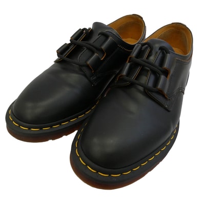 Dr.Martens ドクターマーチン 22695001 1461 GHILLIE ギリー スムースレザー イエロースエッチ シューズ ブラック系 US10【中古】