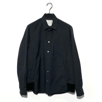 sacai Suiting Shirt "Charcoal Gray"