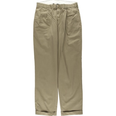 古着 ラルフローレン Ralph Lauren POLO by Ralph Lauren HAMMOND PANT ツータック チノパンツ メンズw34相当/eaa644089