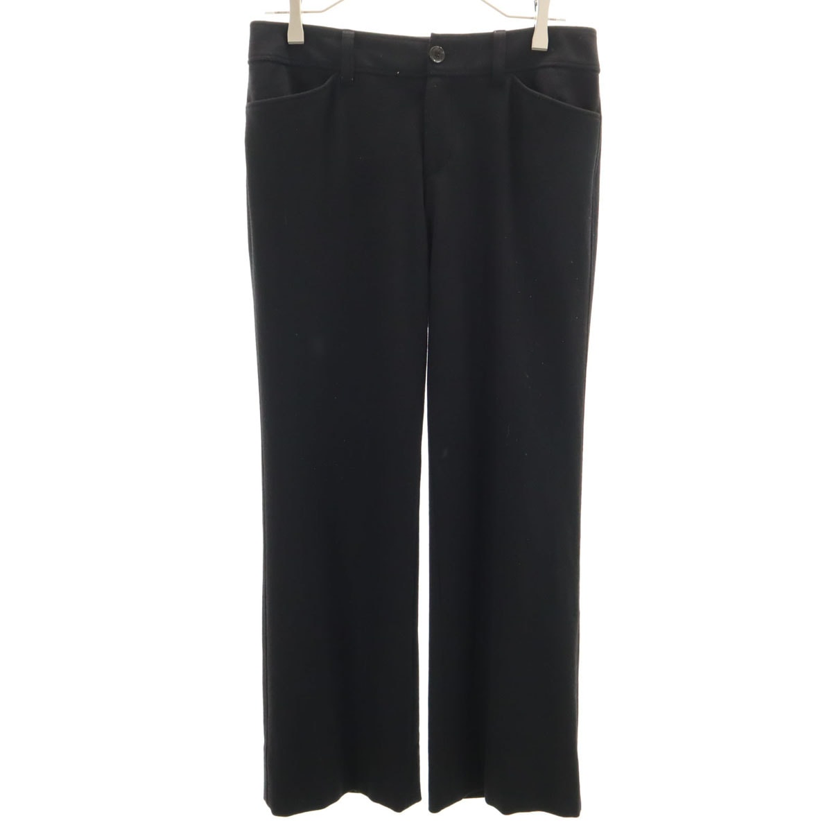 BURBERRY LONDON バーバリーロンドン ウールブレンド ストレートパンツ 40 ブラック系