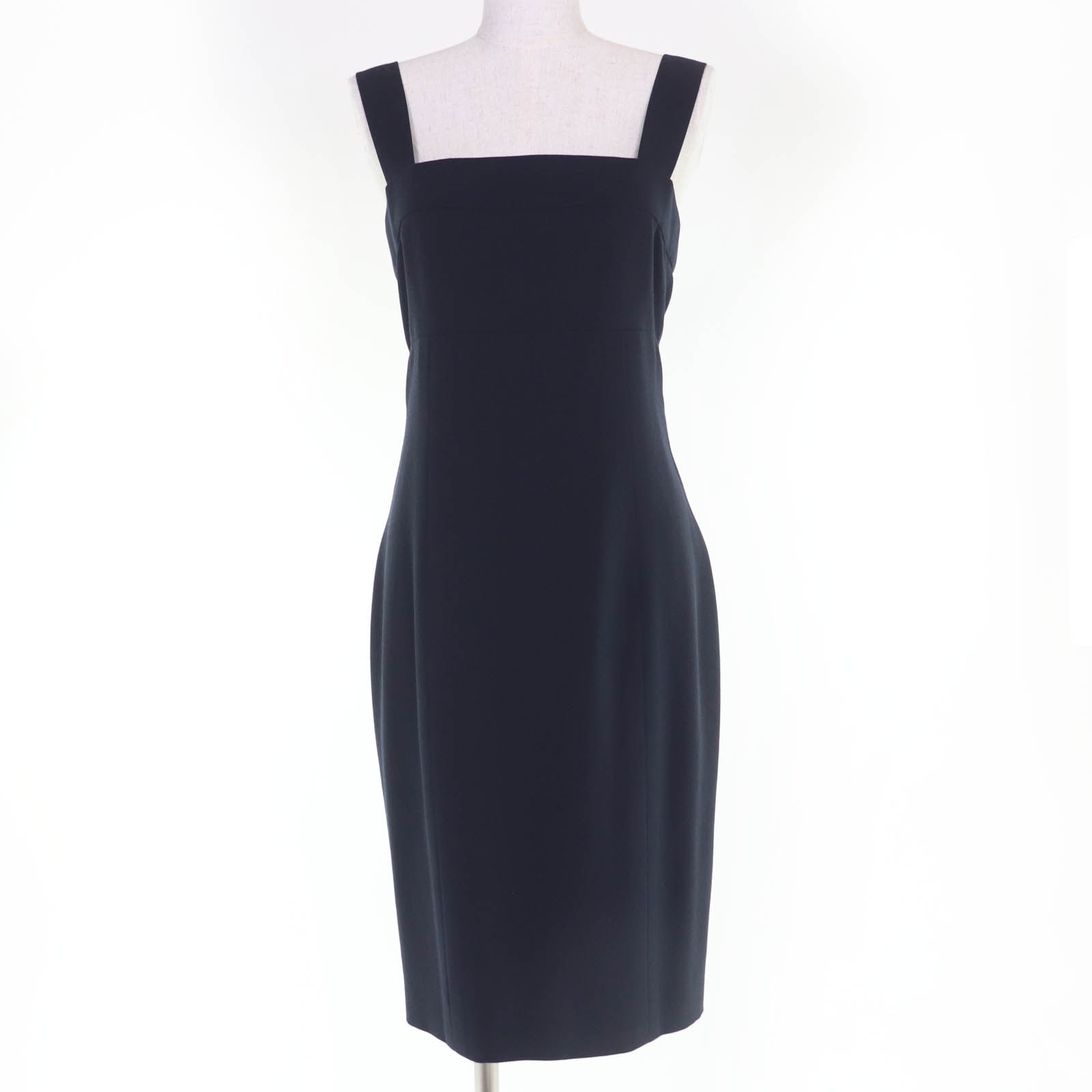 美品 シャネル ワンピース ネイビー 38 96P P06371V02954