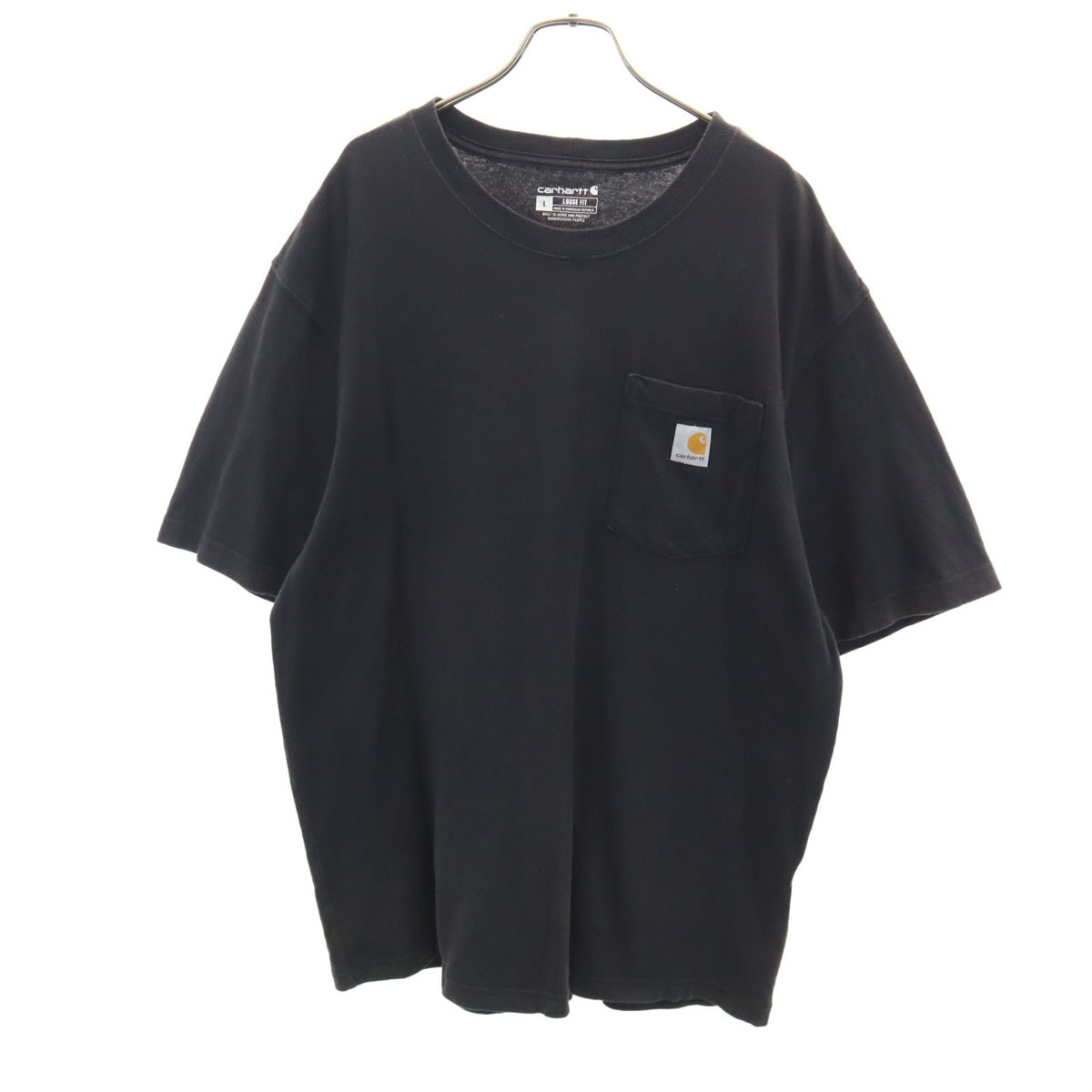 Carhartt カーハート K87 半袖 Tシャツ L ブラック 無地 ポケT