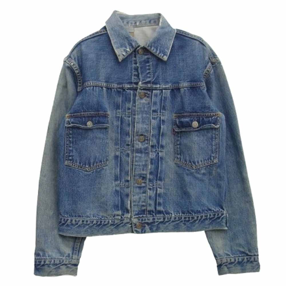 Levi's リーバイス デニムジャケット ヴィンテージ オリジナル 50s 507XX BIGE  ボタン裏刻印17 デニム ジャケット インディゴブルー系【中古】