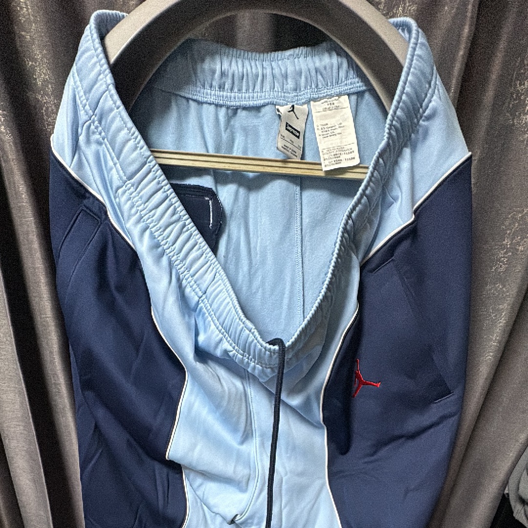 シュプリーム x ジョーダン トリコット トラック パンツ "ブルー"