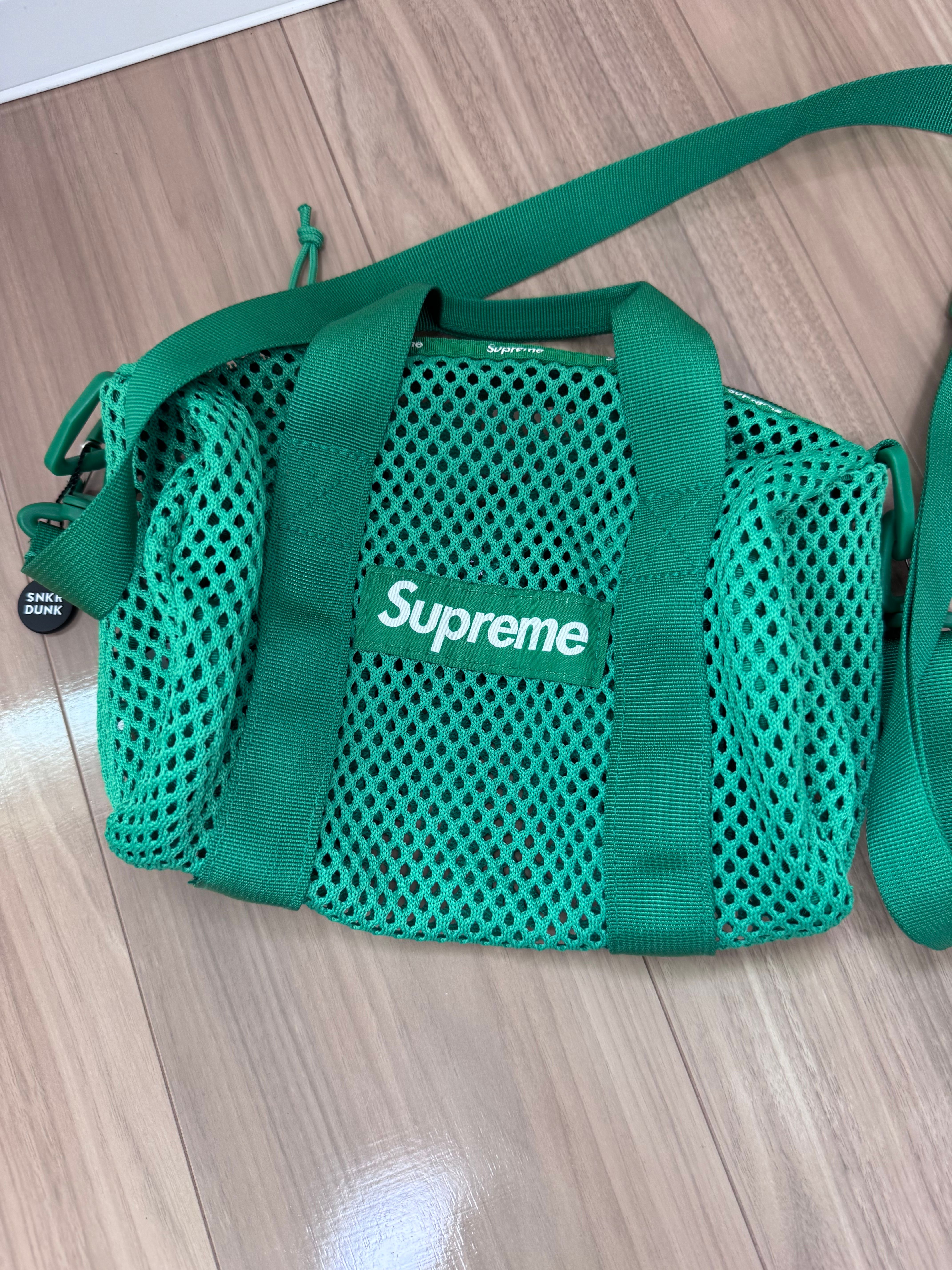 Supreme Mesh Mini Duffle Bag "Green" (23SS)