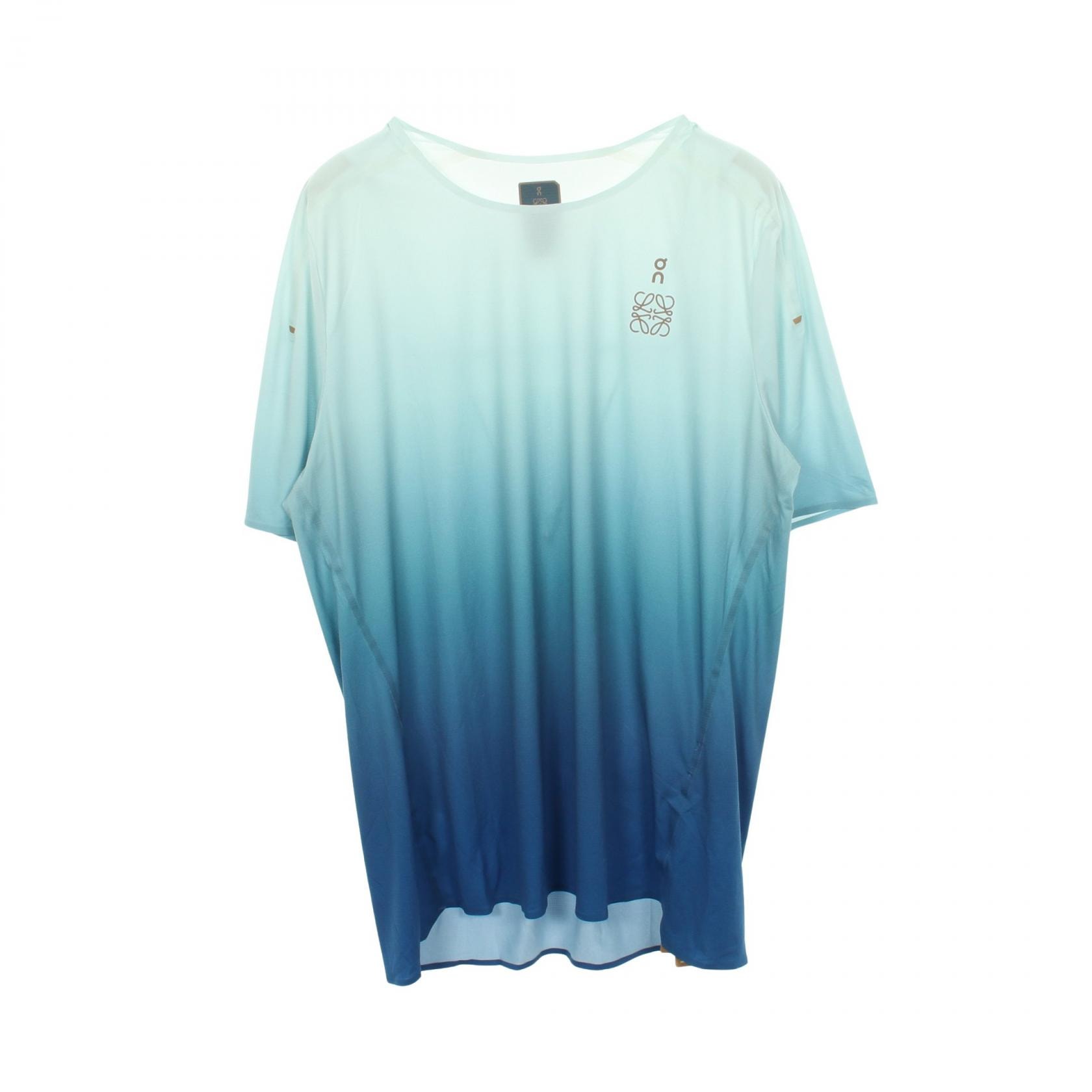 ロエベ LOEWE LOEWE x ON performance グラデーション 半袖Tシャツ 衣料品 トップス ポリエステル レディース ブルー系 【中古】