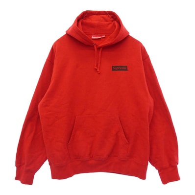 Supreme シュプリーム 23AW Catwoman Hooeded Sweatshirt キャットウーマン プルオーバー スウット パーカー フーディ XL レッド系 XL【中古】