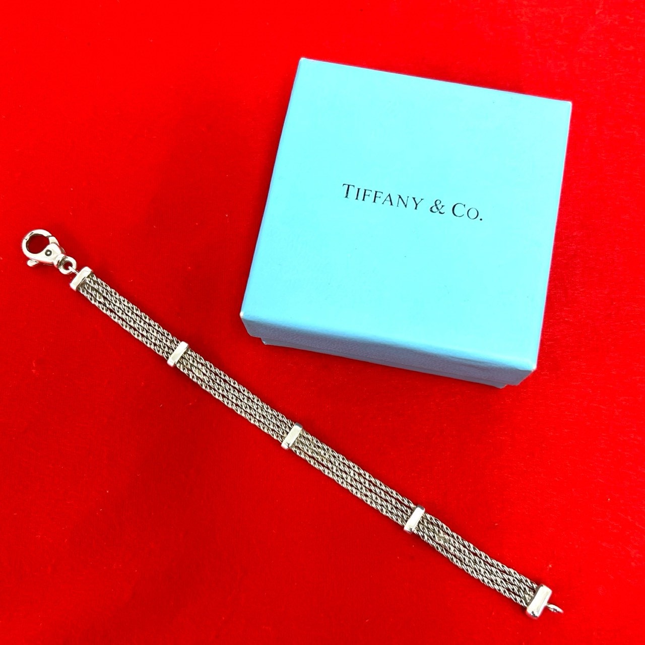 TIFFANY&Co. ティファニー トリプルロープ ブレスレット シルバー925 ブレスレット シルバー
303-9