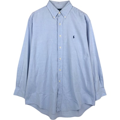 古着 ラルフローレン Ralph Lauren YARMOUTH 長袖 ボタンダウンシャツ メンズL相当/eaa666425