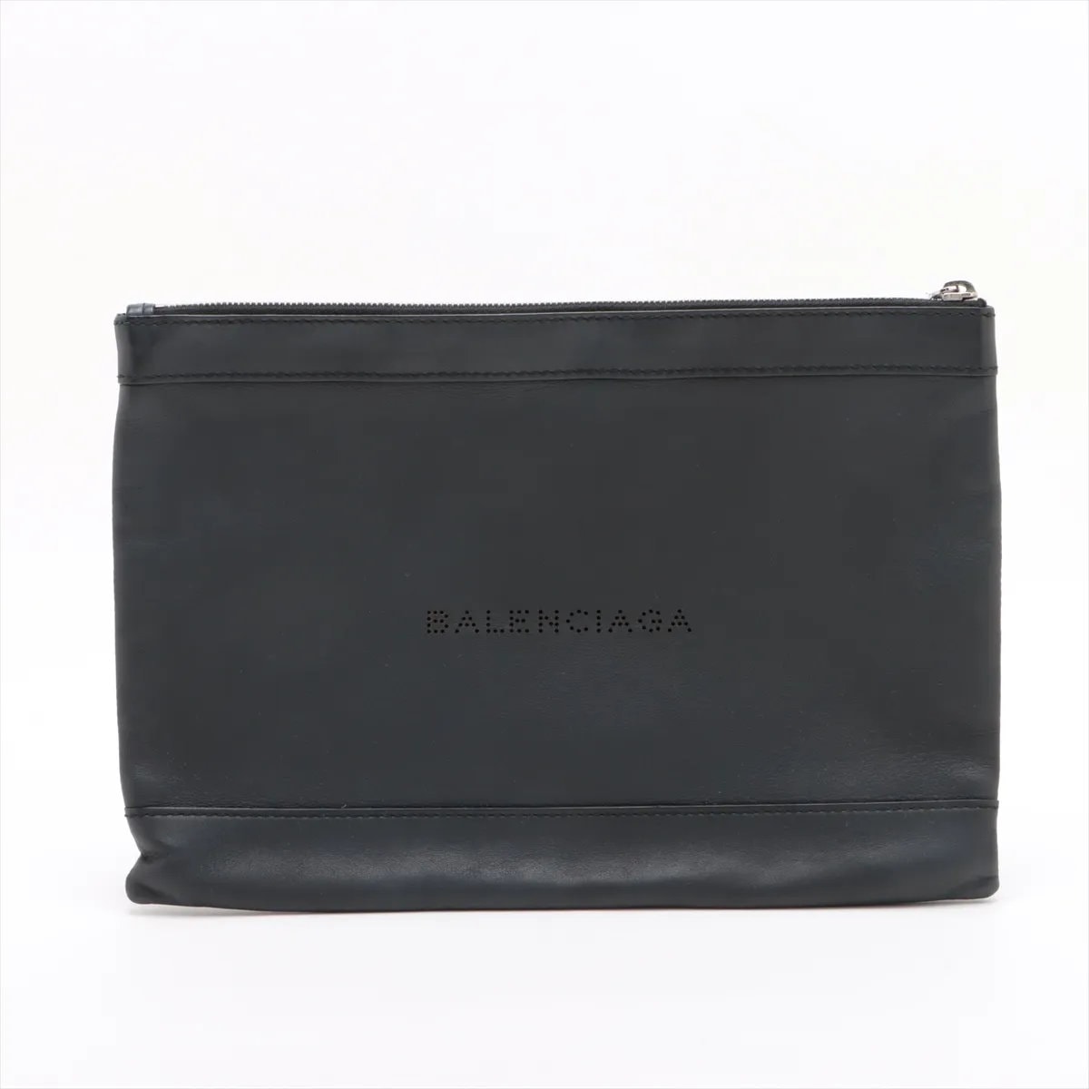 ■新品同様 バレンシアガ ネイビー クリップ M373834