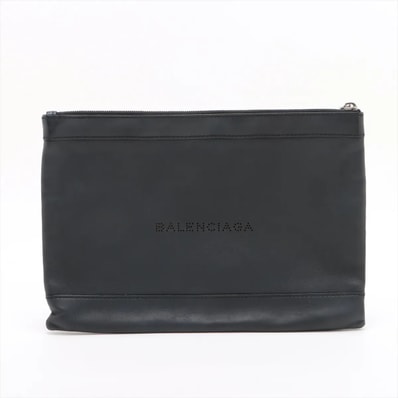 ■新品同様 バレンシアガ ネイビー クリップ M373834