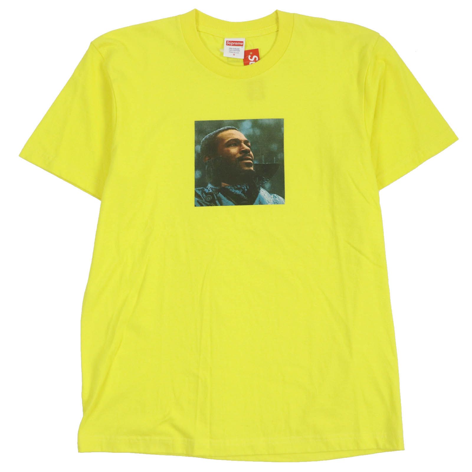 シュプリーム マーヴィン ゲイ Tシャツ "イエロー"
