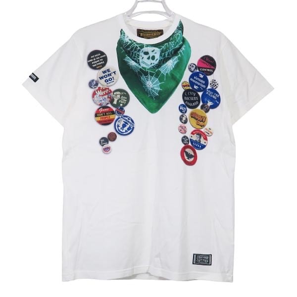 NEIGHBORHOOD ネイバーフッド 10SS DESTROYERS.VE/C-CREW.SS 101SNNH-CSM01 クルーネック ショートスリーブ Tシャツ ホワイト カットソー サイズM