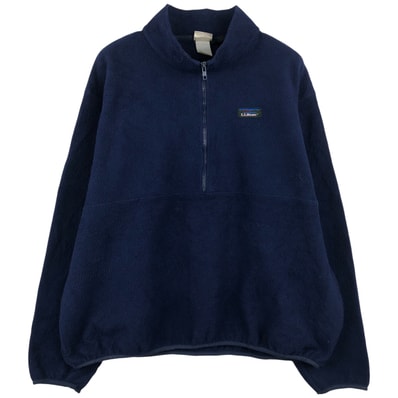 古着 90~00年代 エルエルビーン L.L.Bean ハーフジップ フリースプルオーバー メンズXXL相当/eaa610478
