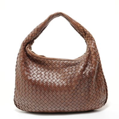 ボッテガヴェネタ BOTTEGAVENETA イントレチャート ホーボー ショルダーバッグ【中古】