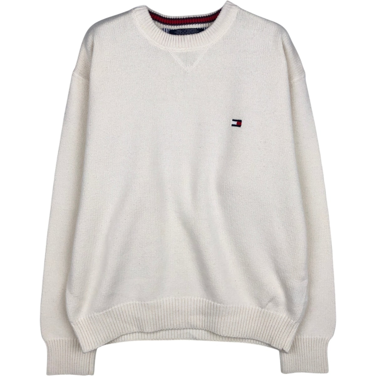 古着 90年代~ トミーヒルフィガー TOMMY HILFIGER コットンニットセーター レディースXL相当 ヴィンテージ/eaa628709