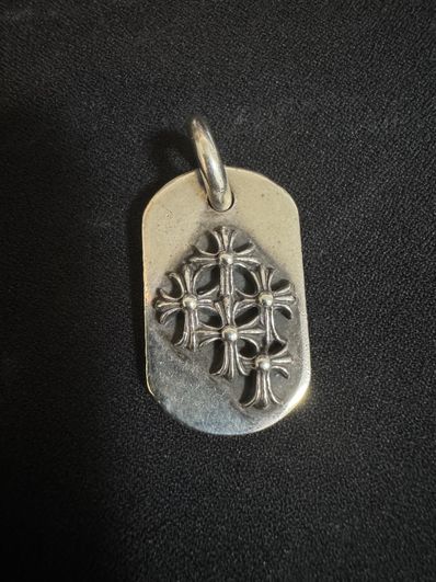 Chrome Hearts Dog Tag S Raze Dosemetary "Silver"