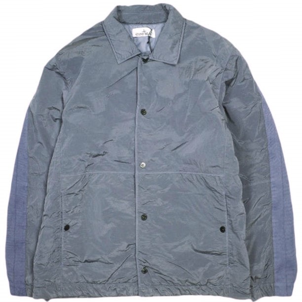STONE ISLAND ストーンアイランド 24AW NYLON METAL IN ECONYL LIGHT JACKET ナイロンメタル イン エコニール ライトジャケット 8115Q0819 V0046 L MID BLUE プリマロフト 中綿 ブルゾン