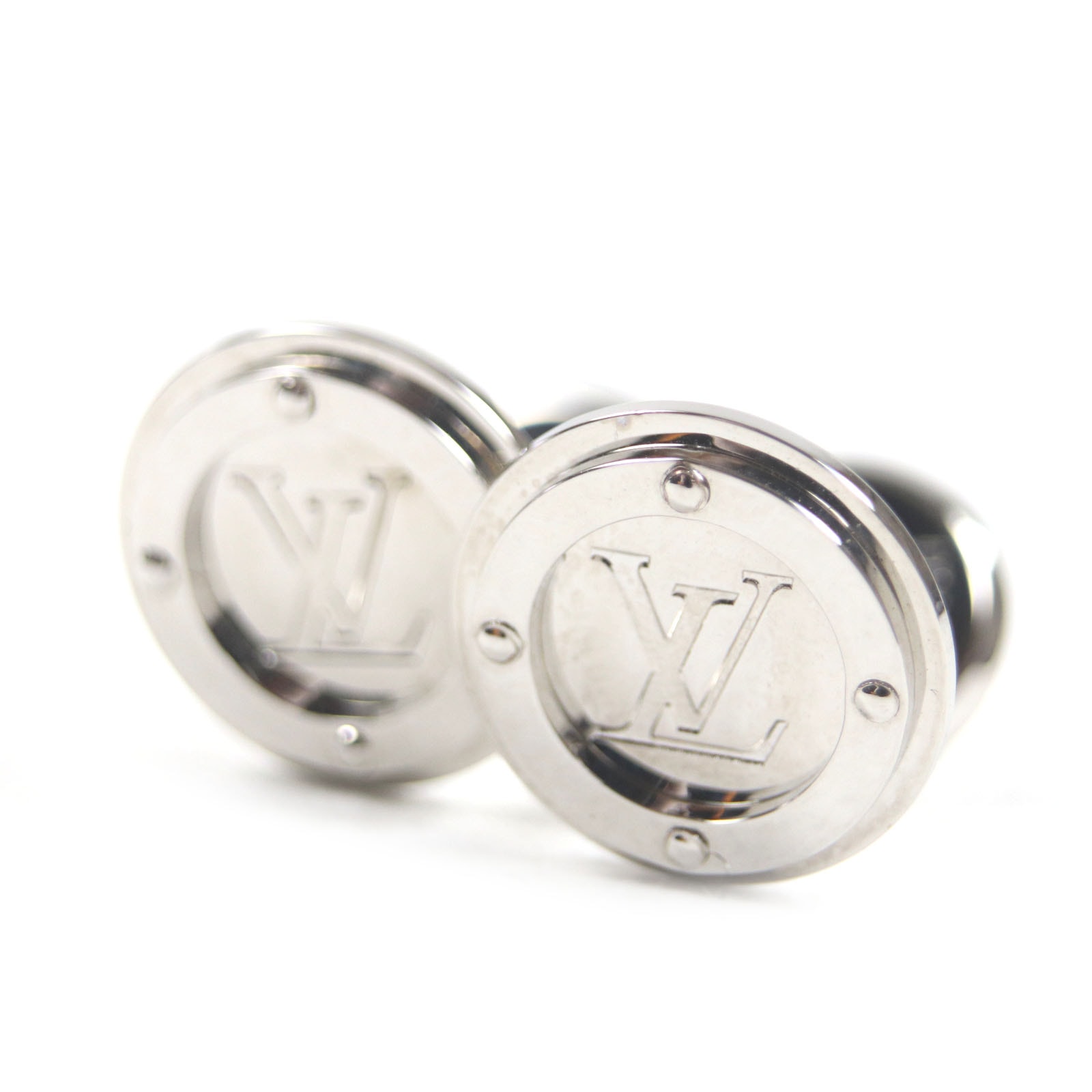 極美品 ルイヴィトン
 カフスボタン カフリンクス シルバー メンズ M68100