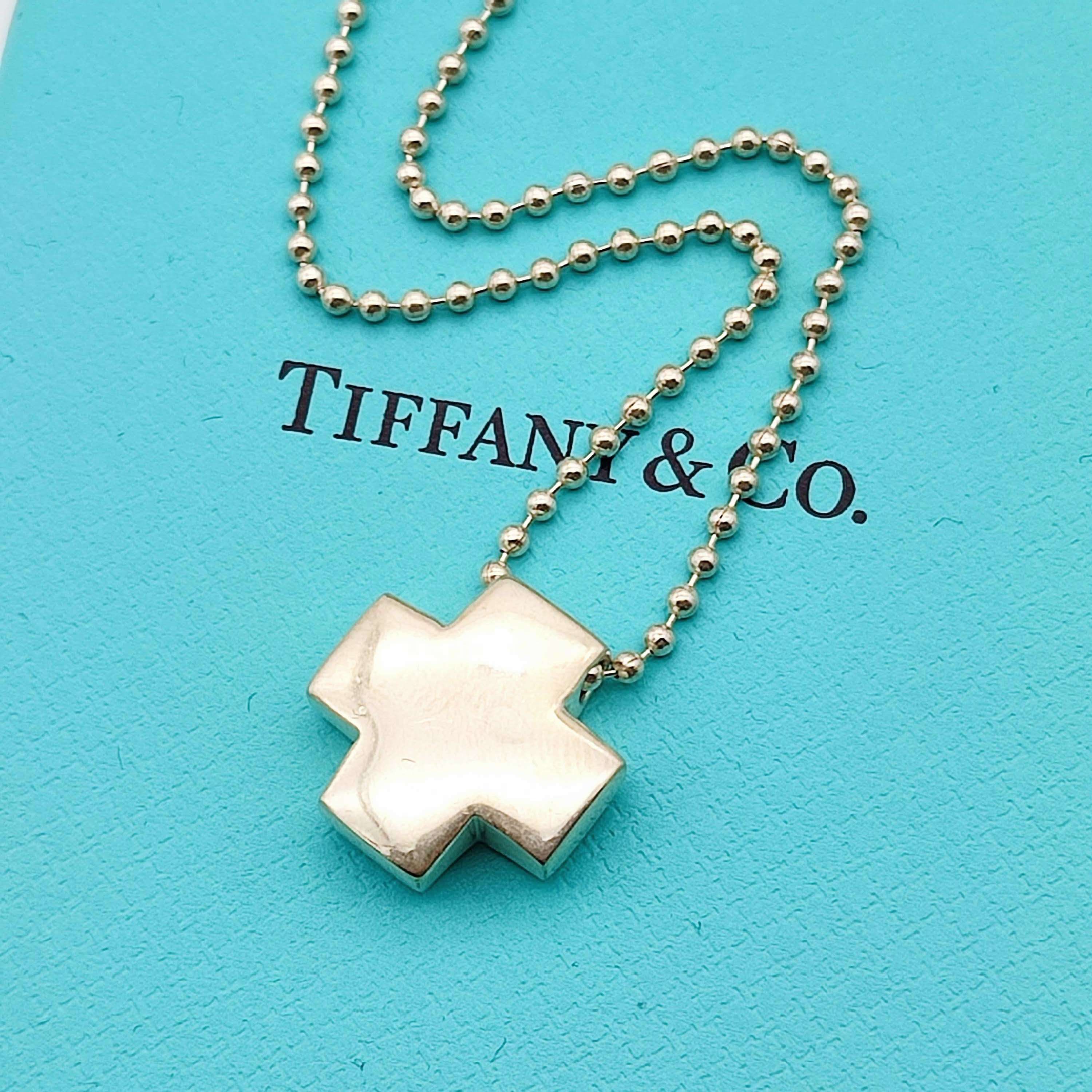 ティファニー ローマンクロス ネックレス 925