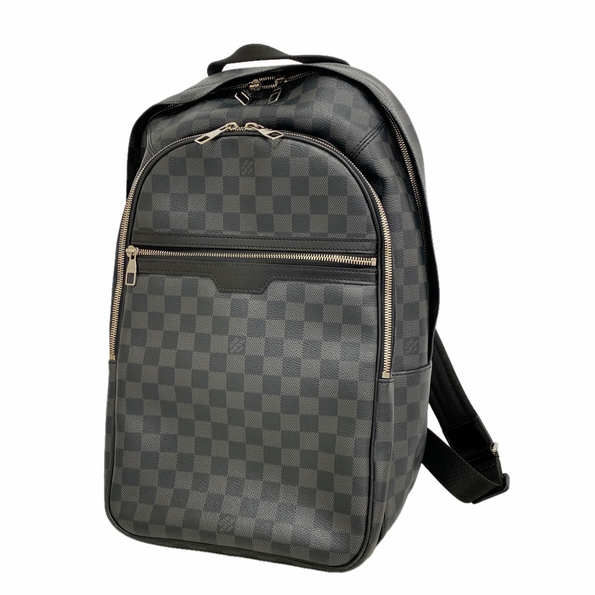 【6ee5604】ルイヴィトン リュック・デイパック ダミエ・グラフィット ミカエル N58024 ブラック【中古】メンズ