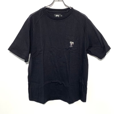 Stussy Shadow Man pocket T-Shirt "Black"