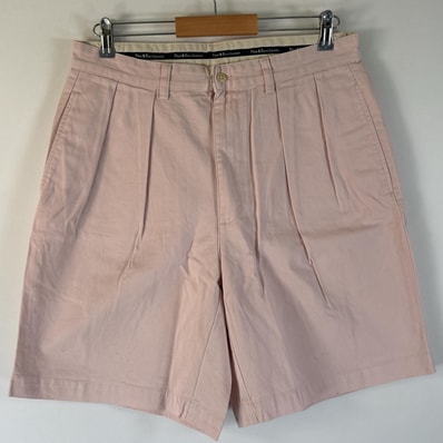 古着 ポロ・ラルフローレン POLO RALPH LAUREN ショートパンツ 半ズボン ポロチノ ハーフパンツ ワンポイントロゴ w33 ピンク系 メンズ