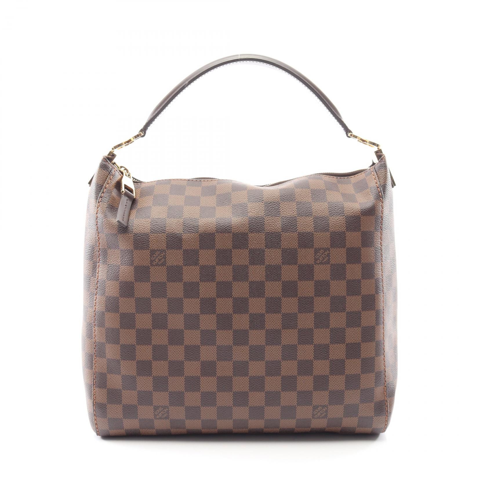 ルイ・ヴィトン LOUIS VUITTON ポートペローPM ショルダーバッグ バッグ PVCコーティングキャンバス レザー ダミエ エベヌ レディース ブラウン系 N41184 【中古】