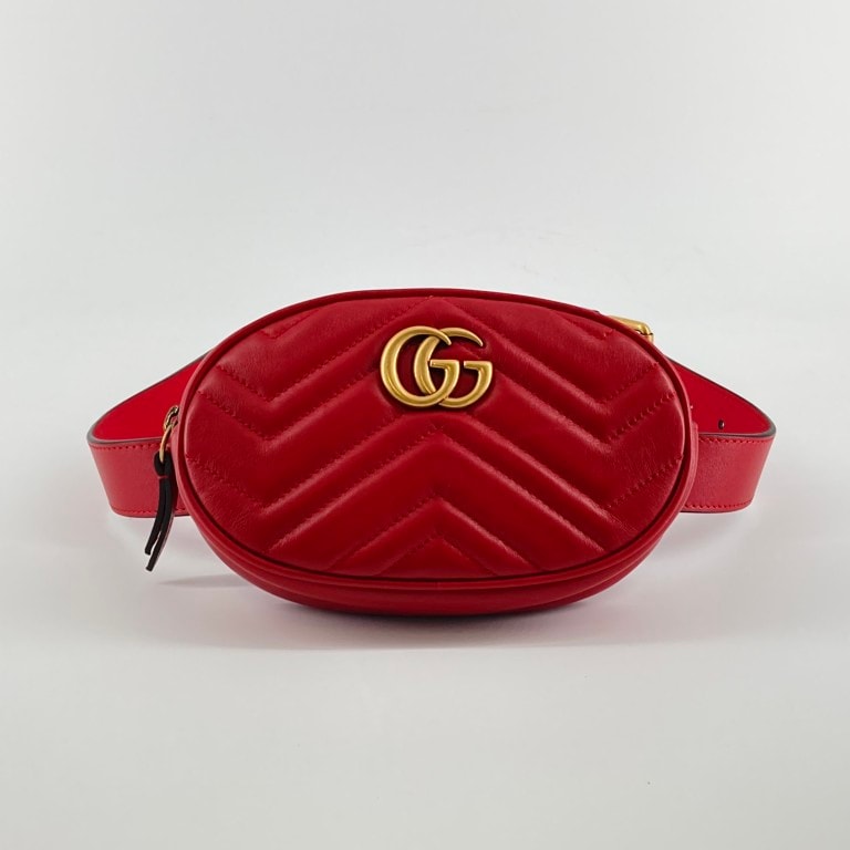 D (傷や汚れあり)】GUCCI（グッチ） GGマーモント 476434 ウエスト