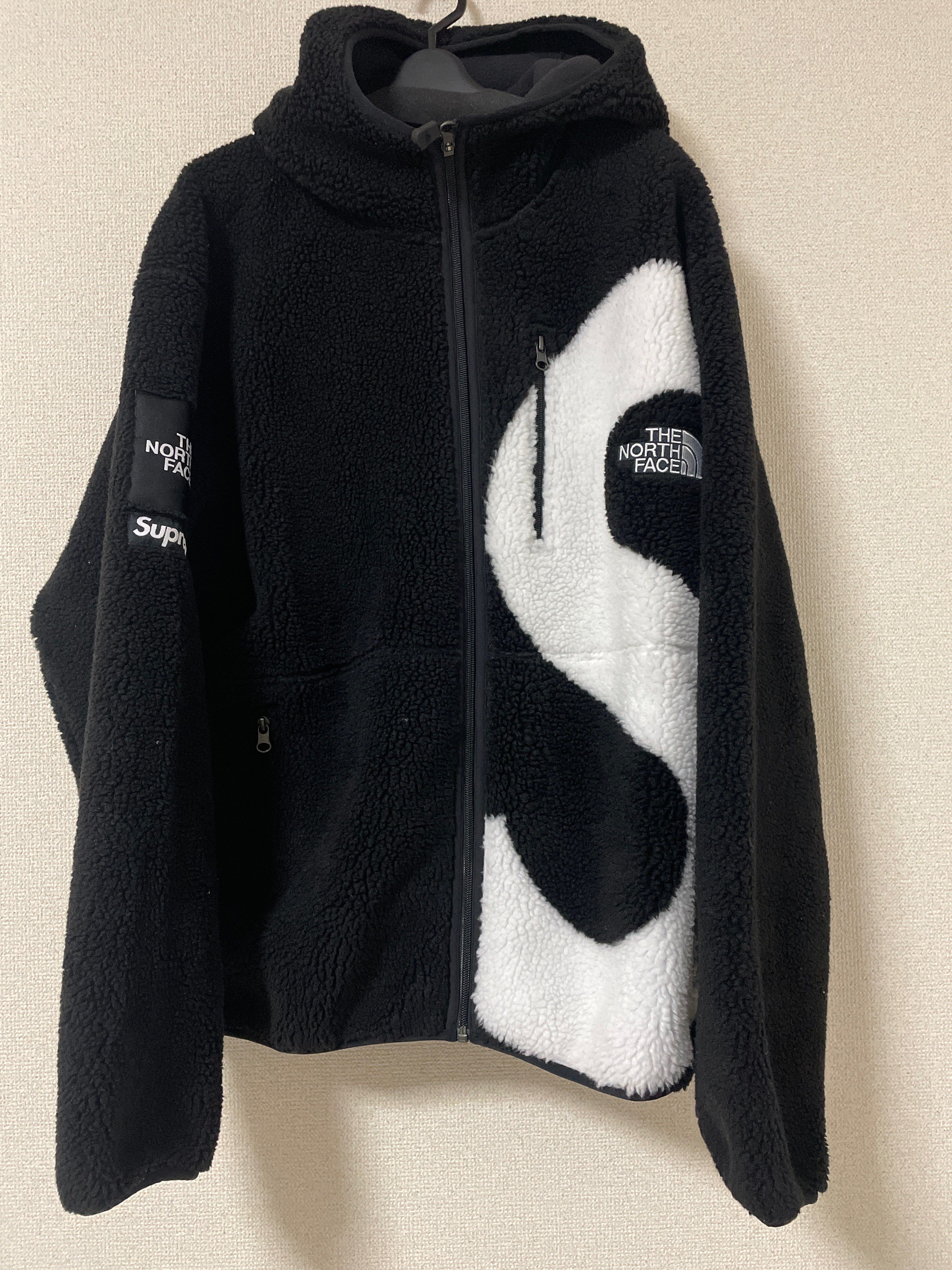 Supreme x The North Face S Logo Hooded Fleece Jacket "Black"