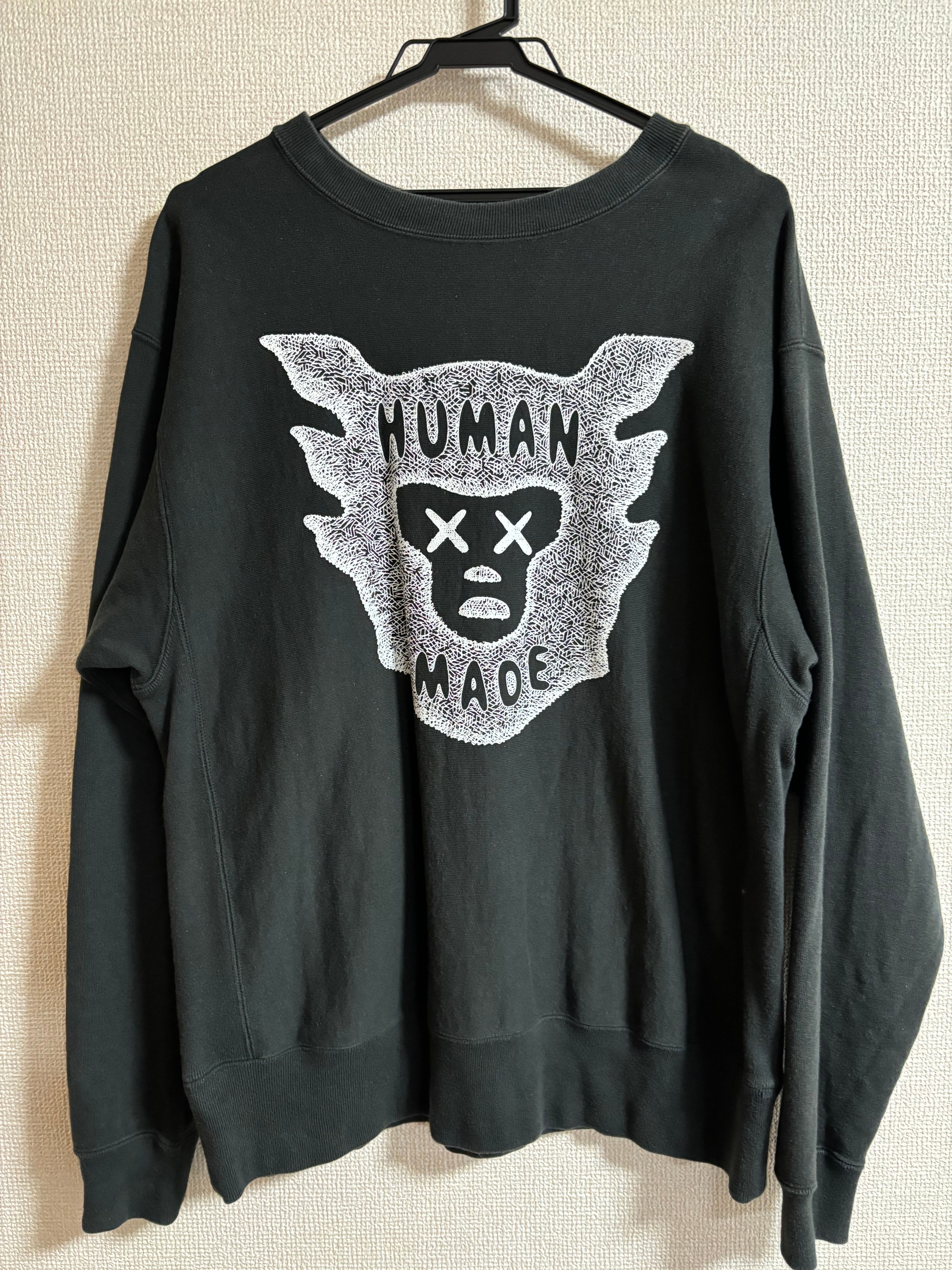 HUMAN MADE x KAWS SWEATSHIRT #1 "Black"
