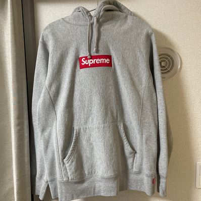 Supreme Box Logo Hooded Sweatshirt "Heather Grey" (13FW)